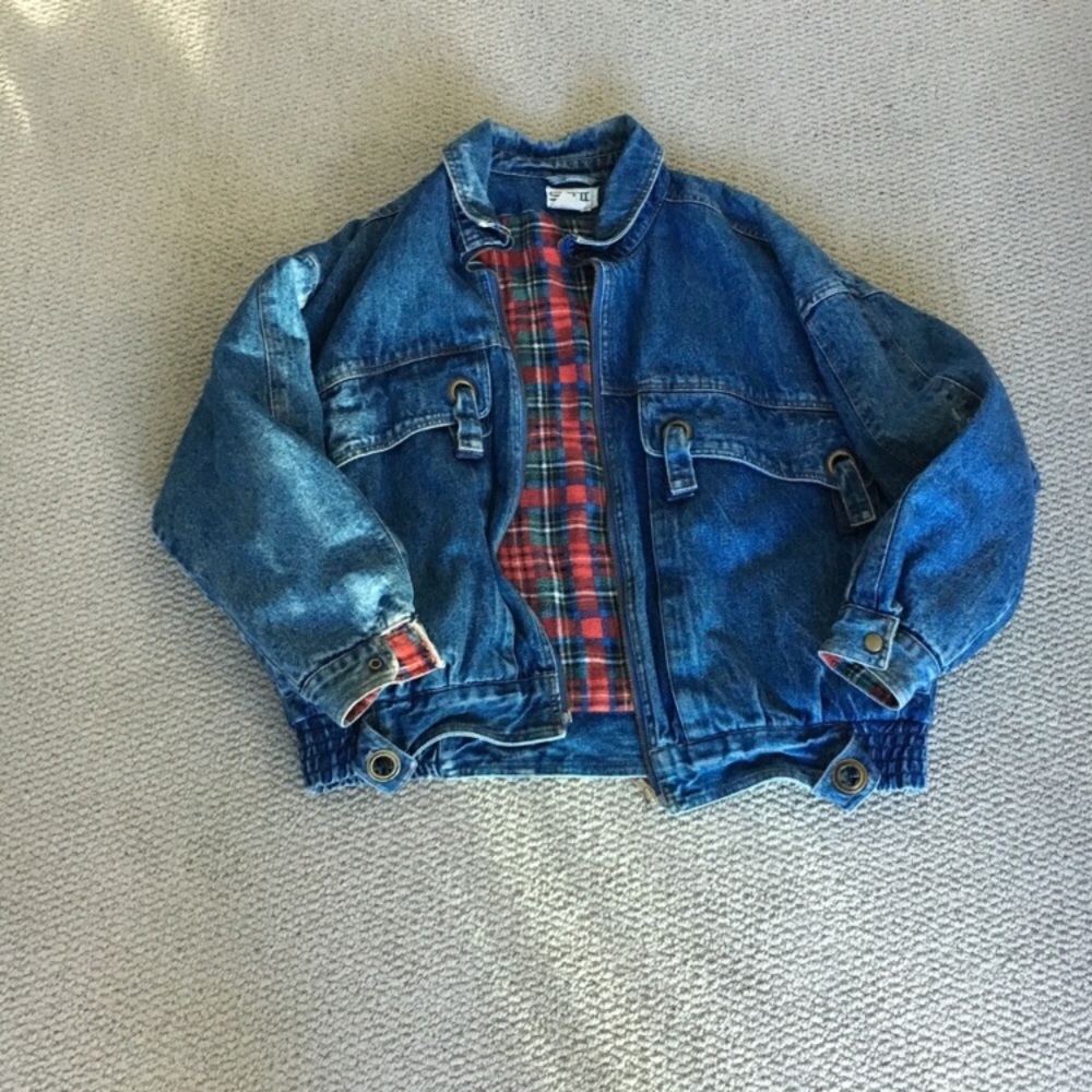 Denim Jacket Flannel Inside